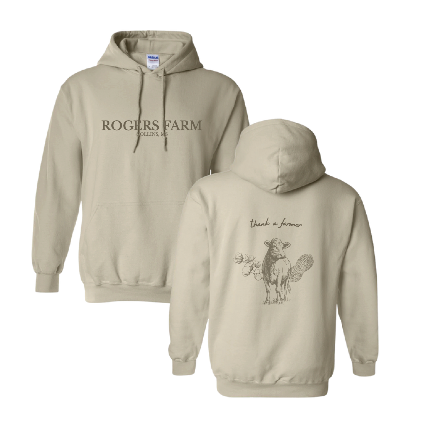 Adult - Hooded Sweatshirt (Sand)