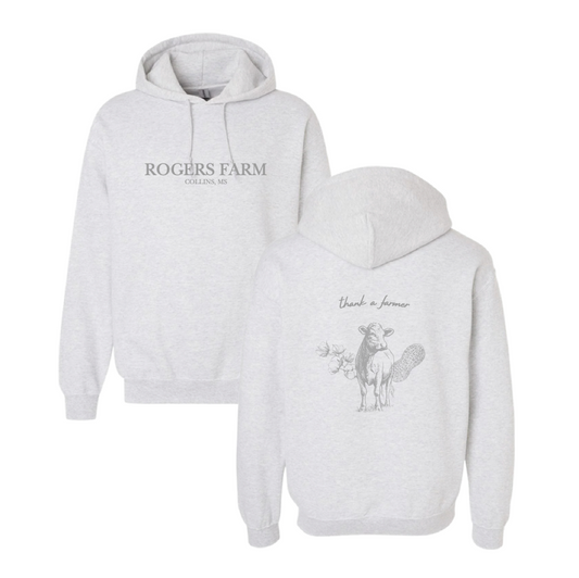Adult - Hooded Sweatshirt (Ash Gray)