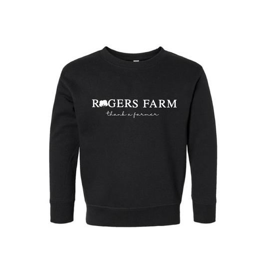 Toddler - Crewneck Sweatshirt (Black)