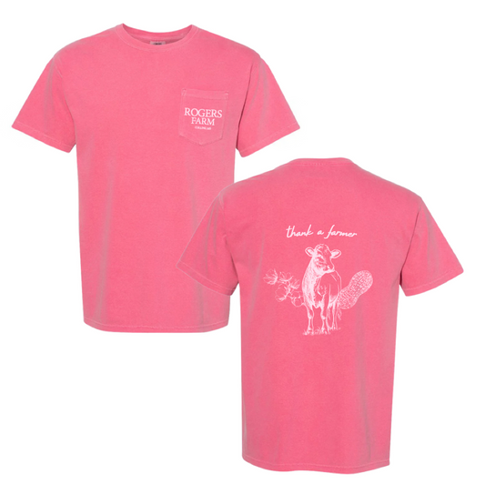 Adult - Short Sleeve Pocket T-Shirt (Crunchberry)