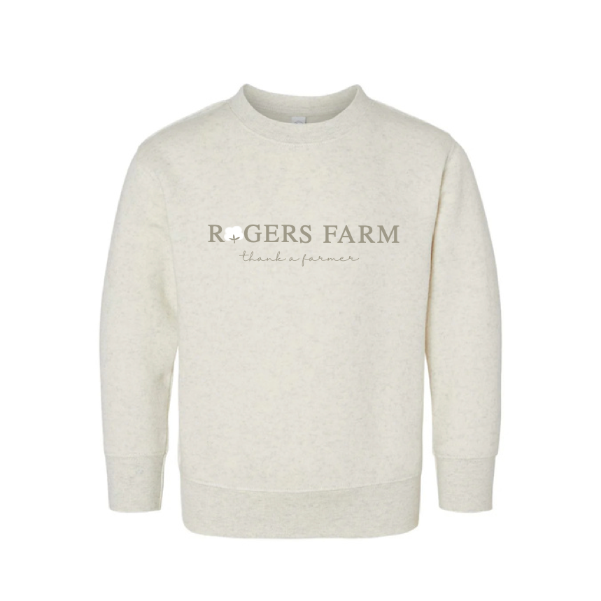 Toddler - Crewneck Sweatshirt (Natural Heather)