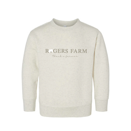 Toddler - Crewneck Sweatshirt (Natural Heather)