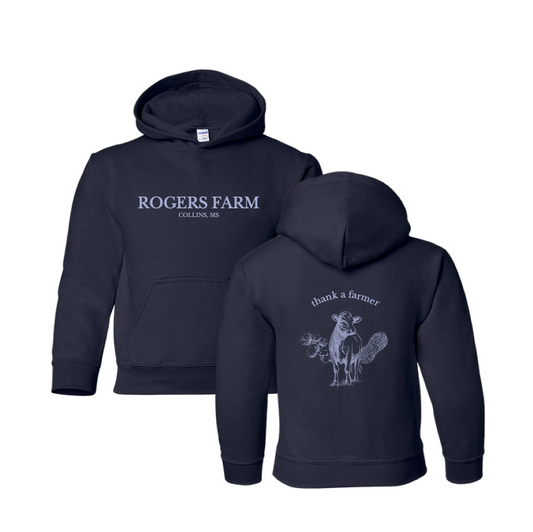 Youth - Hooded Sweatshirt (Navy)