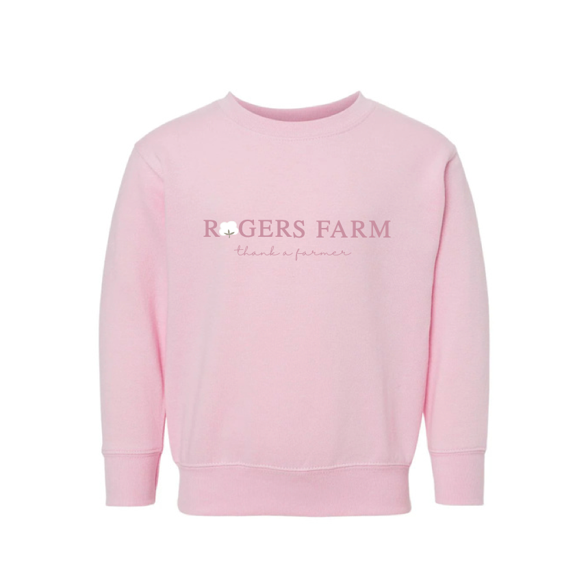 Toddler - Crewneck Sweatshirt (Pink)
