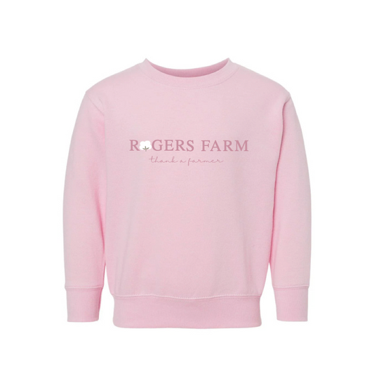 Toddler - Crewneck Sweatshirt (Pink)