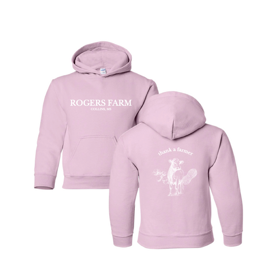 Youth - Hooded Sweatshirt (Pink)