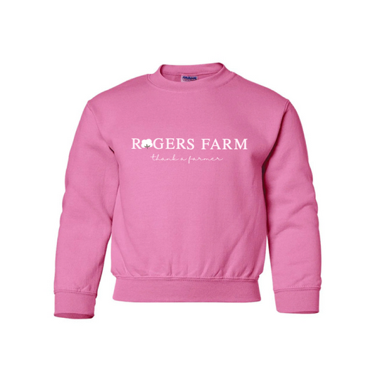 Youth - Crewneck Sweatshirt (Pink)