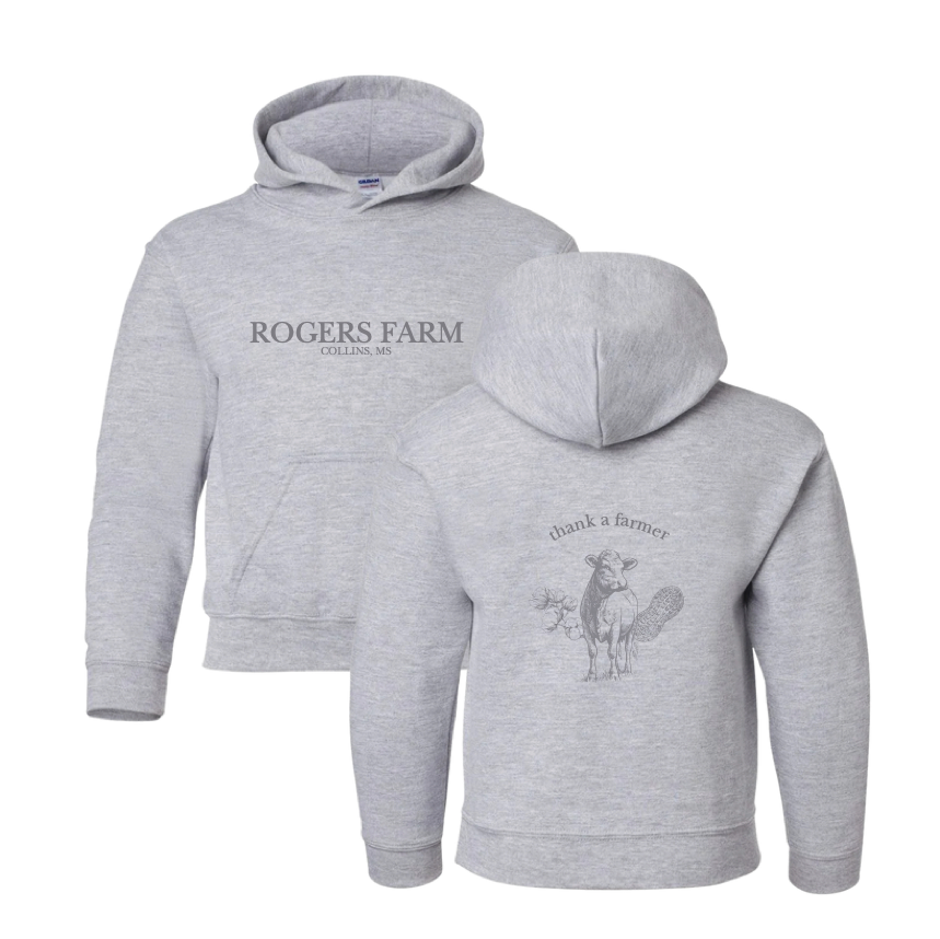 Youth - Hooded Sweatshirt (Sport Gray)